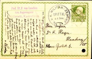 An archival document representing a Correspondence of 2 page(s)