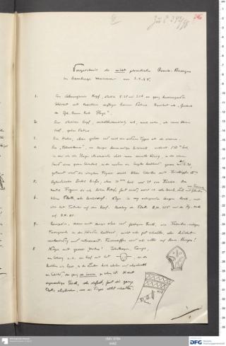An archival document representing a Correspondence of 6 page(s)