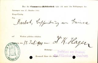 An archival document representing a Receipts of 1 page(s)