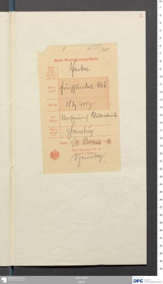 An archival document representing a Shipping Records of 2 page(s)