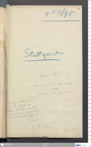 An archival document representing a Correspondence of 2 page(s)