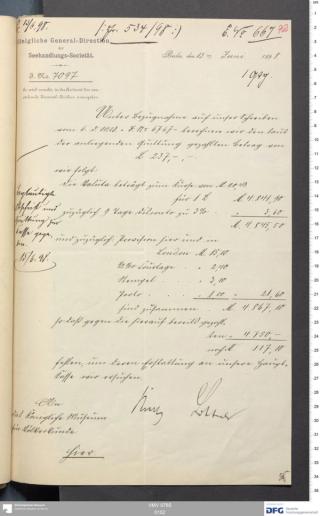 An archival document representing a Correspondence of 2 page(s)