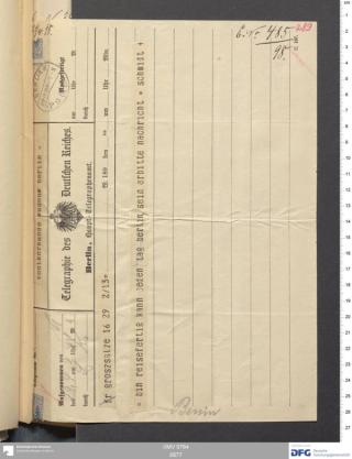 An archival document representing a Correspondence of 2 page(s)