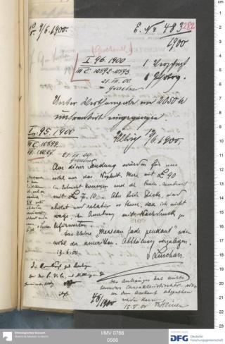 An archival document representing a Correspondence of 1 page(s)